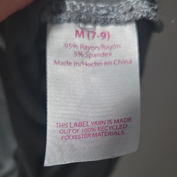 No Boundaries Charcoal V-Neck Short Sleeve Tee - Picture 3 of 3